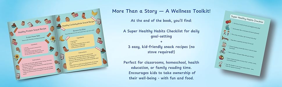 체크리스트와 건강한 간식 레시피