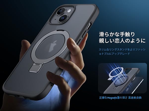 Amazon.co.jp: DASFOND iPhone 15 用 ケース [MagSafe 対応