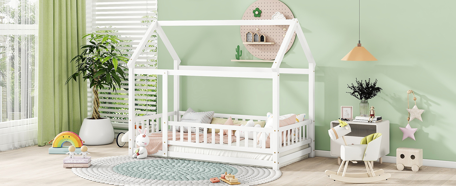 cama de casa de solteiro