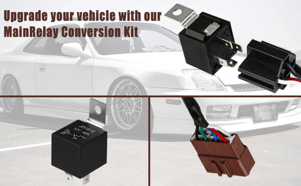 Perfect Fit Main Relay Conversion Kit for 9201 Civic, 9401 Integra, 9701 CRV, and