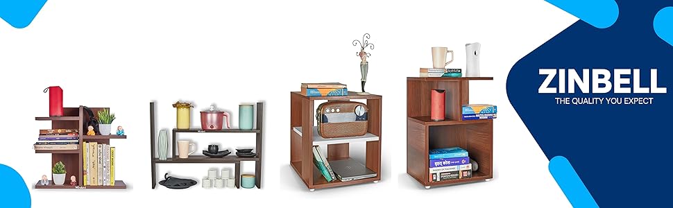 Wooden Furniture Bookrack Bookcase BookShelf BookHolder Organiser Showcase Home Office Decor