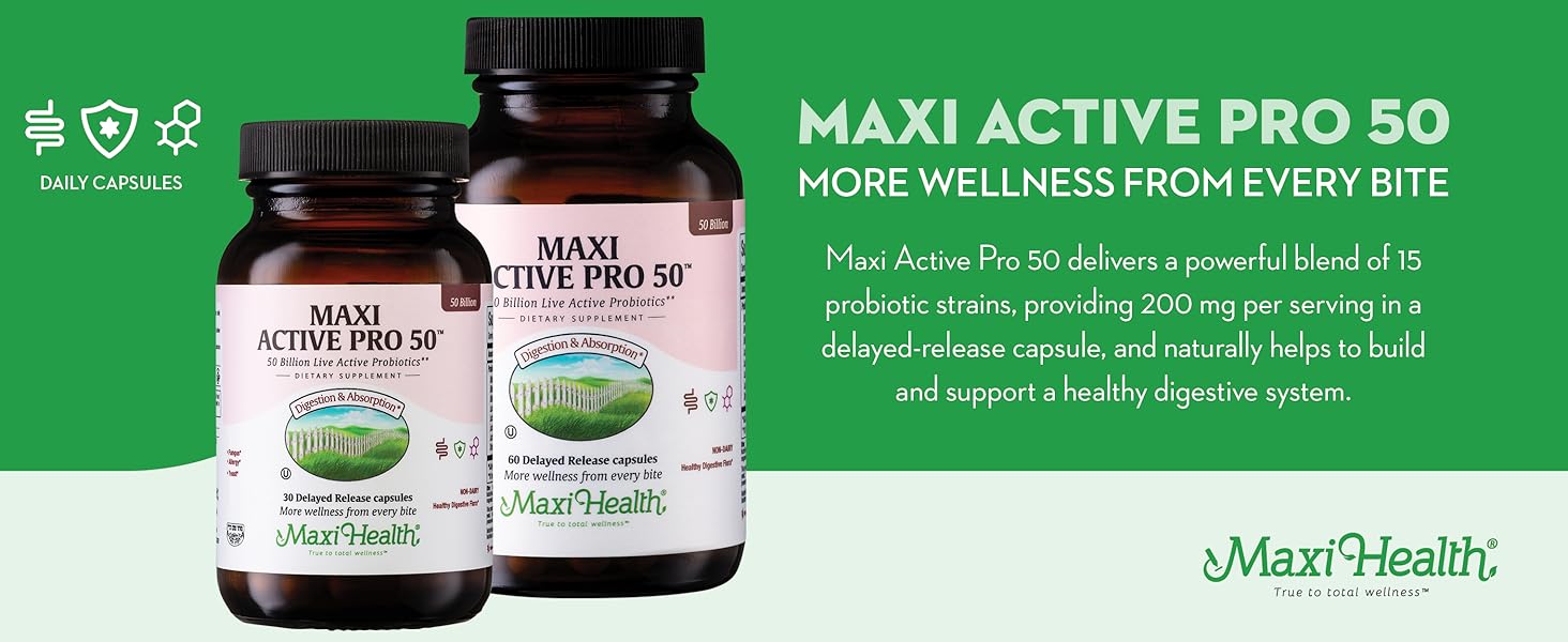 Maxi Active Pro 50 SR Capsules
