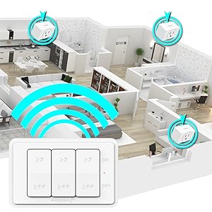 wireless remote control outlets with remote switch