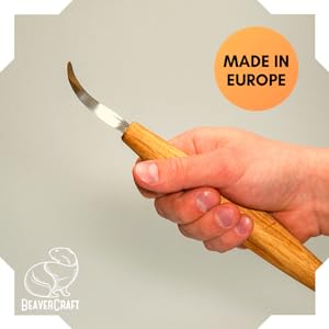 Hook knife Wood Carving SK4s Long Knives Spoon Carving Tools Wood Carving Tools Bowl Kuksa