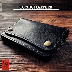 Amazon | トラッカーウォレット ミドル ミドルサイズ 本革 栃木レザー