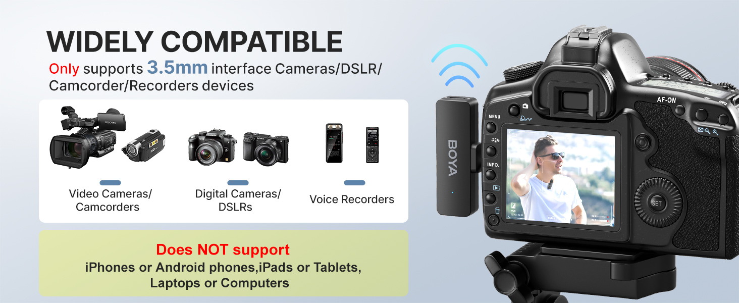 wireless camera microphone