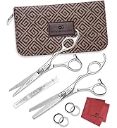 Olivia Garden SilkCut Professional Shear & Thinner Case - Razor Sharp Blade, Ergonomic Handle