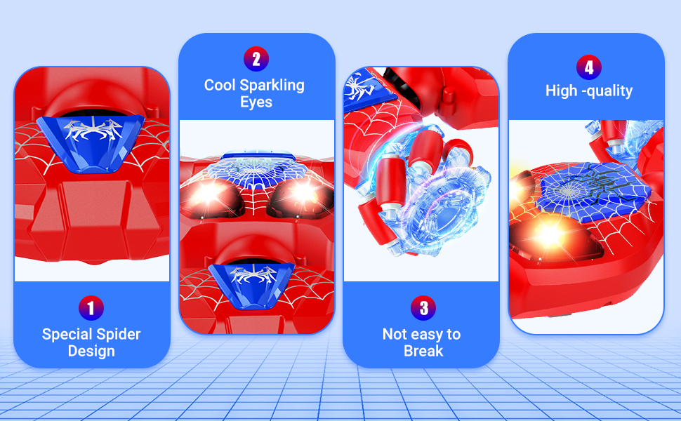 flybakiz Spider Gesture Sensing RC Stunt Car Spider Toys