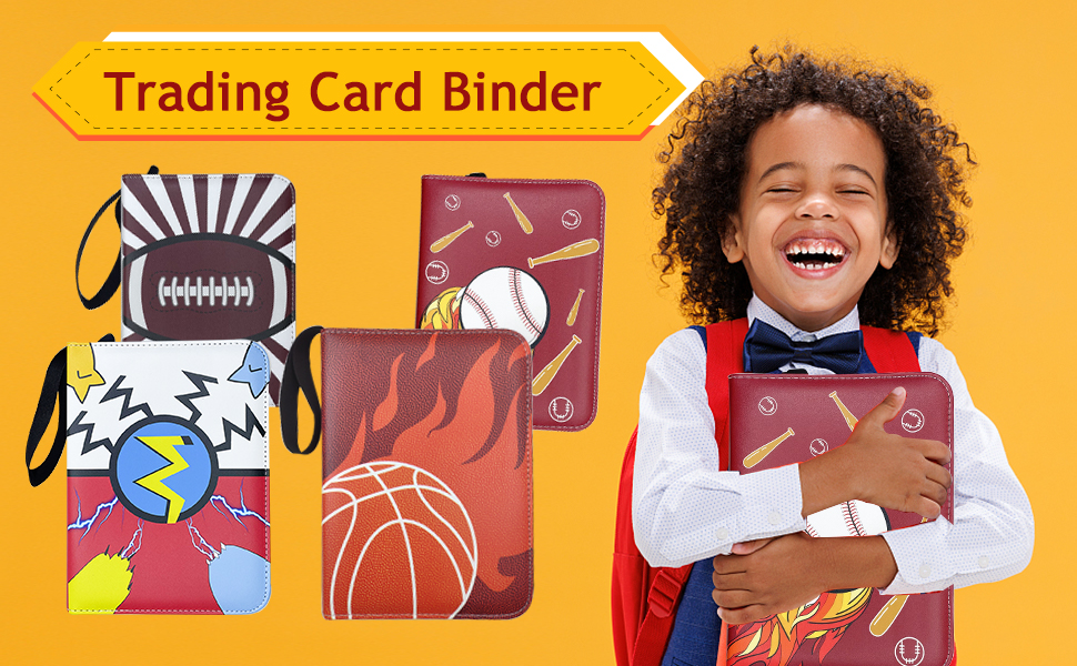 Card Binder, 400 Pockets Basketball Card Binder, Trading