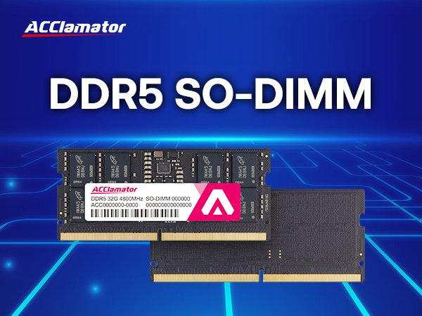 ACClamator DDR5 16GB×2（32GB） 6000MHz Acclamator DDR5 RAM 32GB Kit (2x16GB) 5600MHz (or 5200MHz or