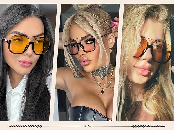 y2k sunglasses rimless sunglasses