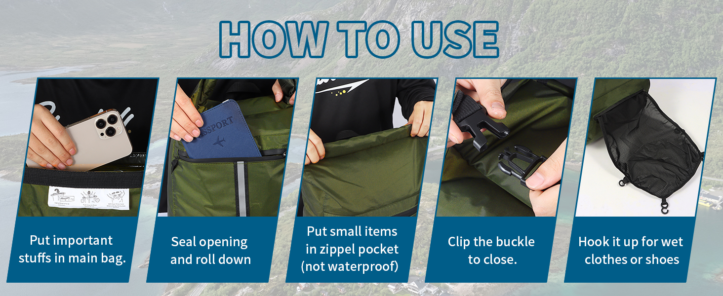 dry bag backpack waterproof