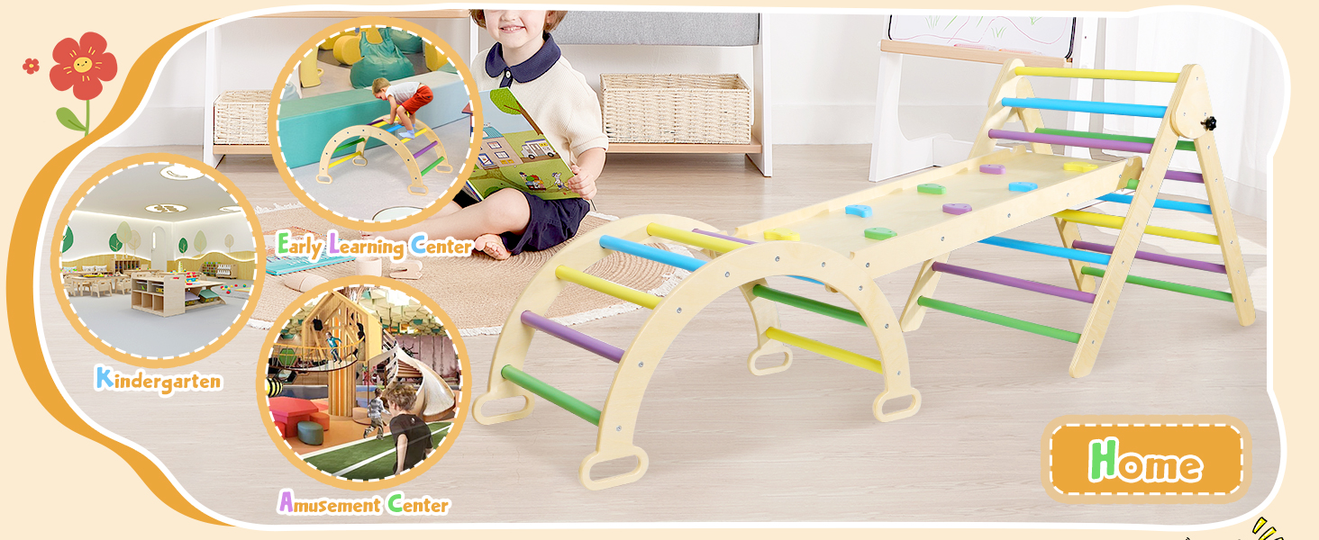 Foldable Toddler Climbing Toys Indoor
