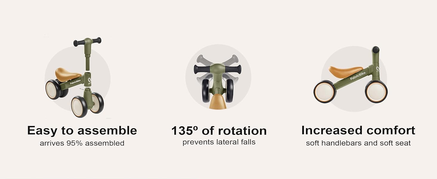 Baby Balance Bike 1 Year Old, Toddler Bike for 10-24 Months, Baby Walker No Pedals, Toys for kids