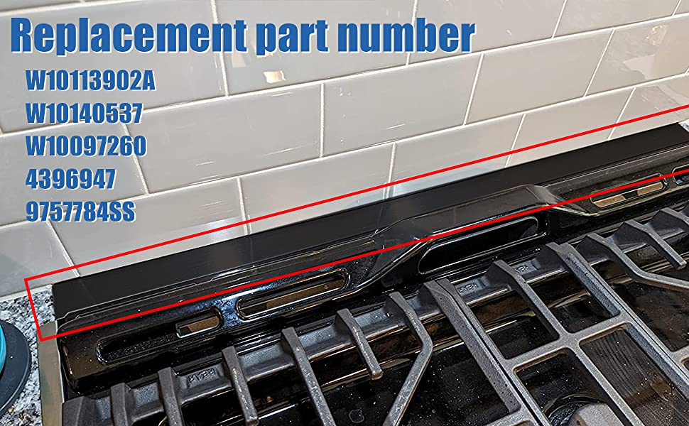 W10113901A Slidein Range Rear Filler Kit, 30" Universal