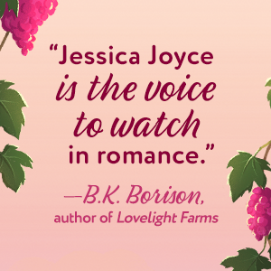 Jessica Joyce est la voix à surveiller dans la romance, déclare BK Borison à propos de THE EX VOWS