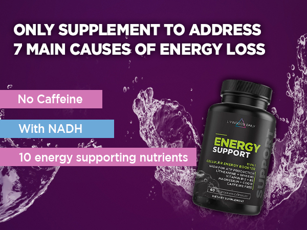 livingood daily energy support endurance immune booster adrenal men women focus