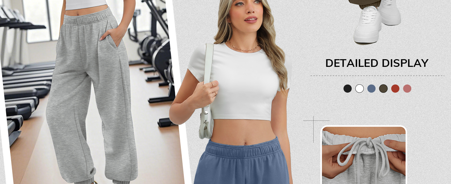 Baggy sweatpants women workout gym