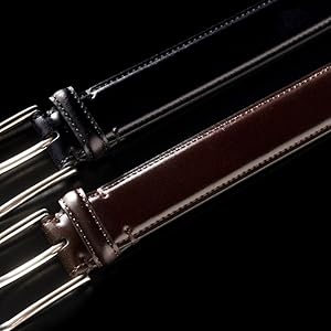 Amazon | [ビームスプラス] レザーベルト Cordovan Belt メンズ