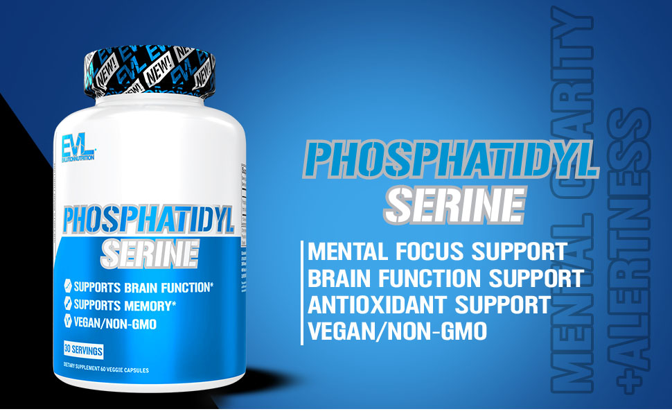 phosphatidylserine mental focus brain function antioxidant support vegan non gmo