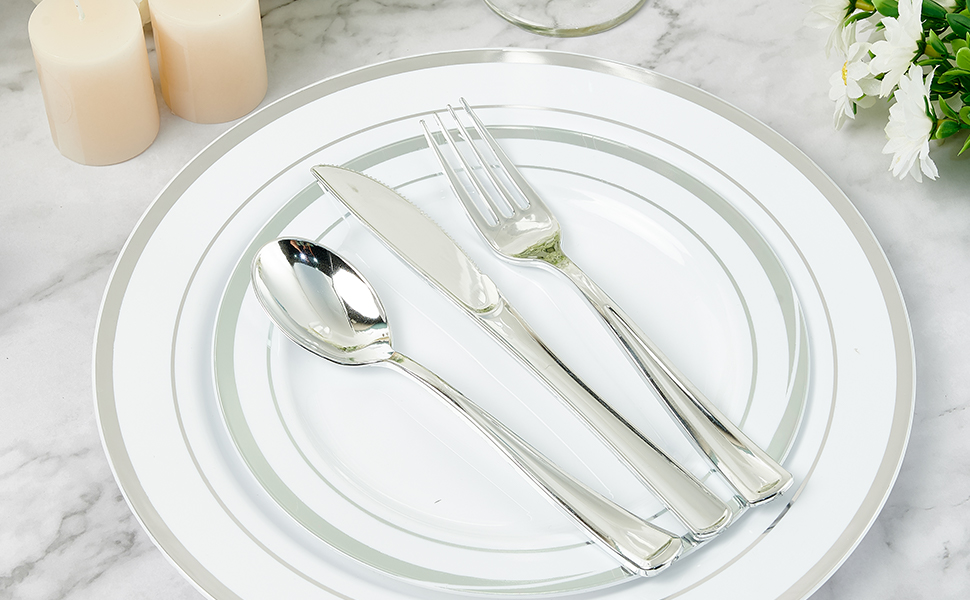Plastic silverware