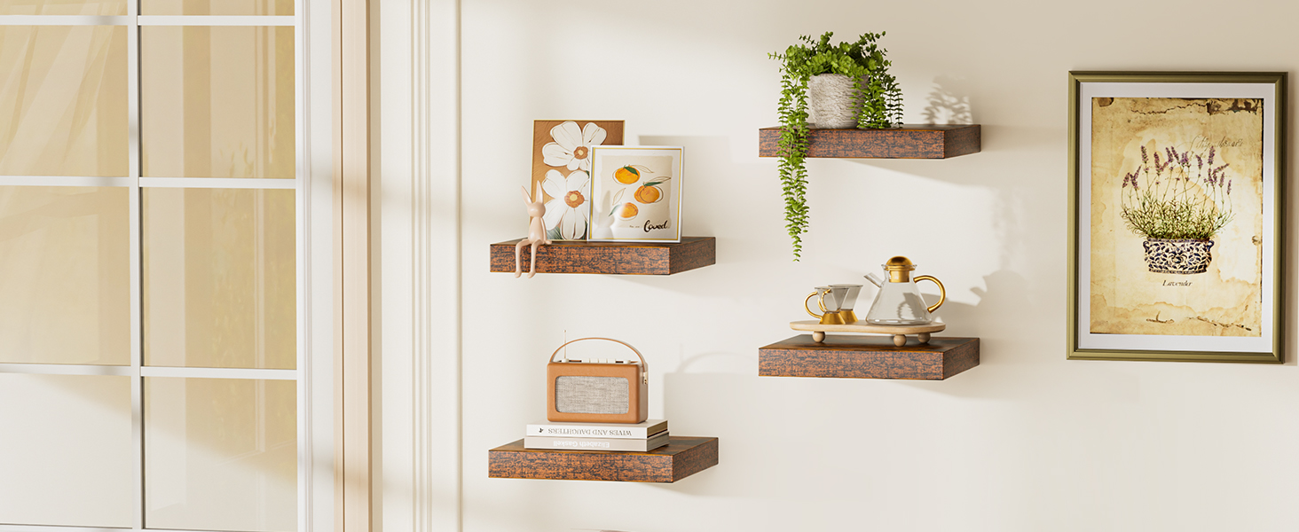 wall shelves for living room