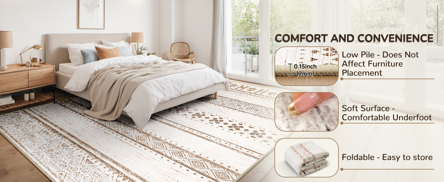 Moroccan 01 Area Rug-Cream