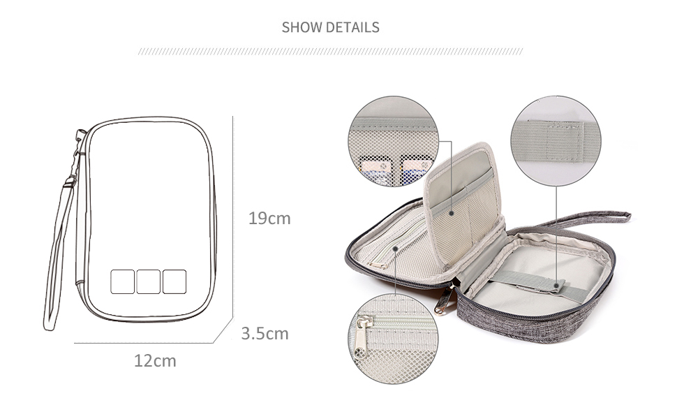 Inside Functions of Travel Cable Organizer 