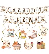 Locally Grown Baby Shower Decorations - Yoyuspy 10PCS Farmers Market Baby Shower Party Decoration...