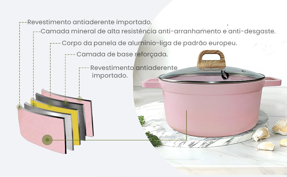 Panelas de cozinha, panelas de sopa, panelas de cozimento, panelas de leite