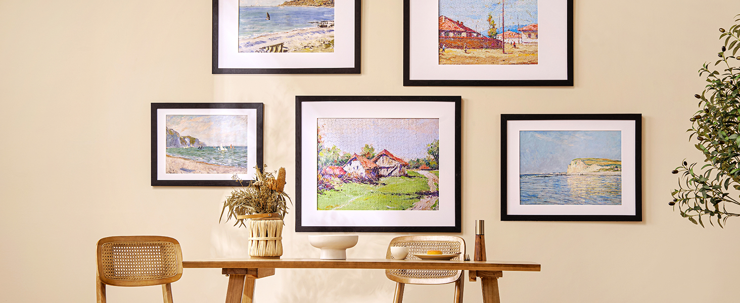 eletecpro 24x30 Picture Frame for Puzzles, Poster Frame for