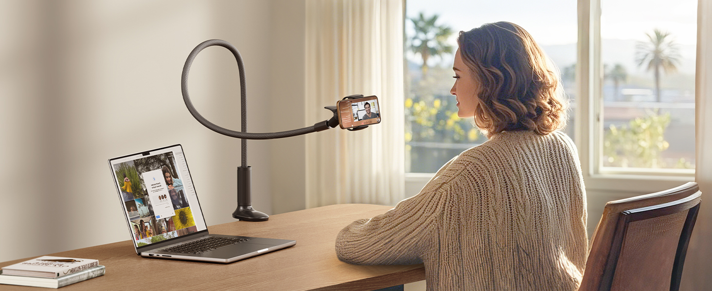 phone holder for bed Gooseneck phone holder iphone stand iphone holder Cell Phones stand Smartphone