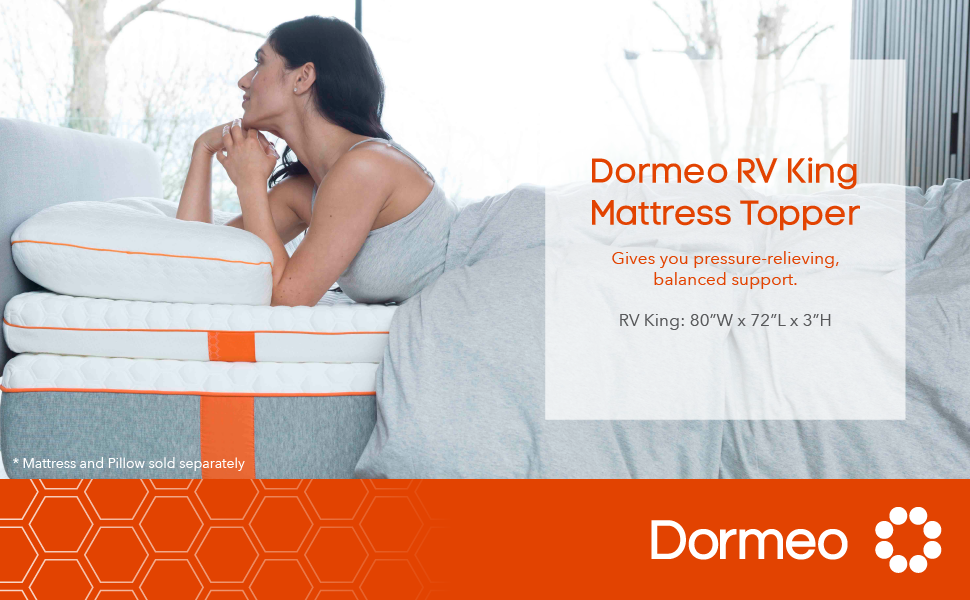 Dormeo RV King Mattress Topper Relieving Octaspring
