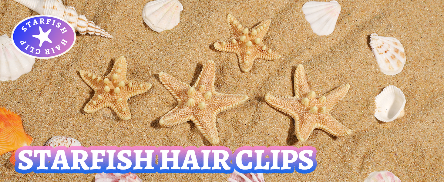 seashell hair clip