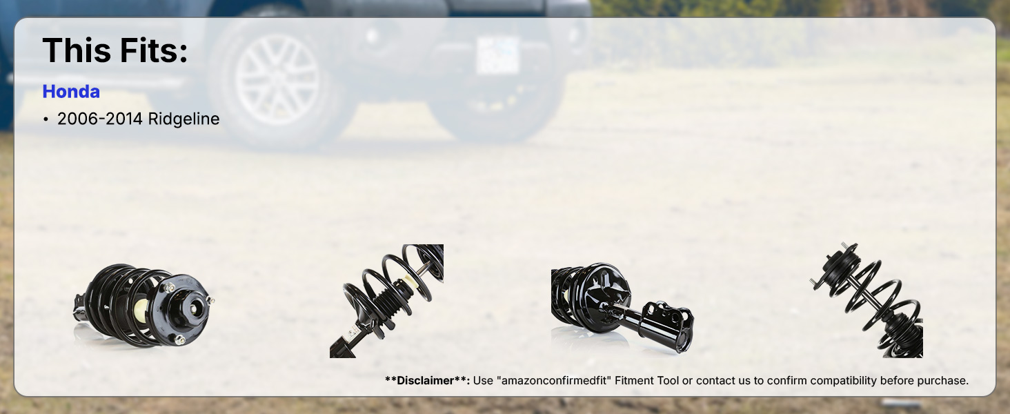  amortiguadores delanteros y traseros,  struts,  struts and shocks complete assembly