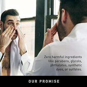 Our Promise, Zero harmful ingredients, like parabens, glycols, phthalates, sulfates