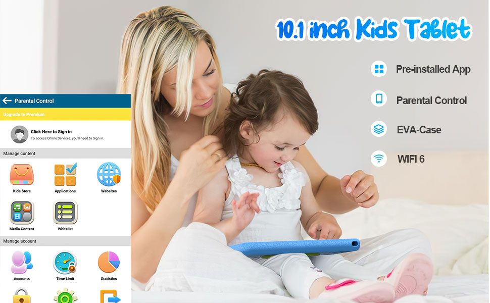 VASOUN TAB11 Kids Tablet Blue