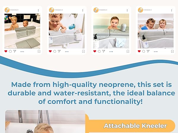 Baby Bath Kneeler and Elbow Rest 
