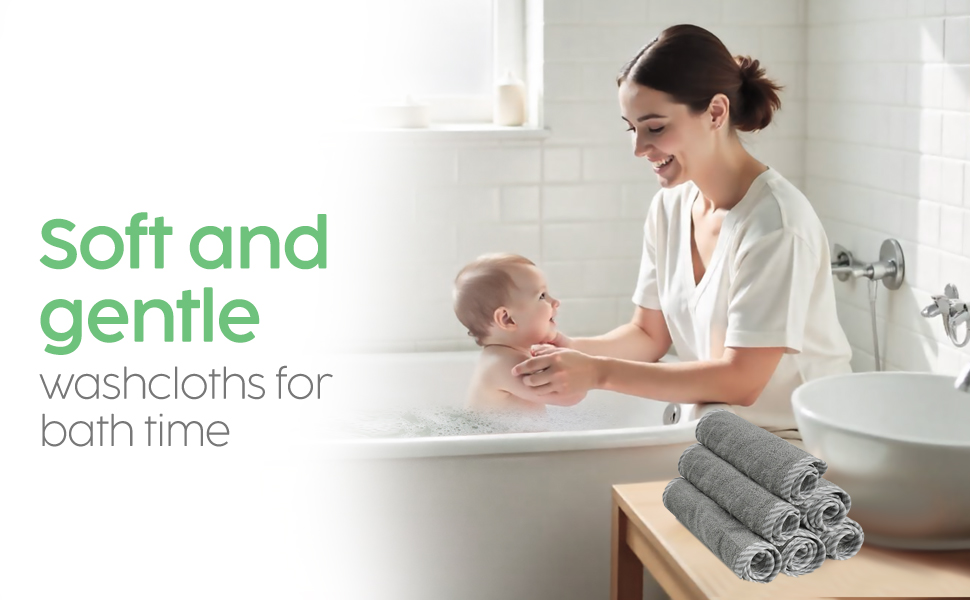 Soft Baby Washcloths