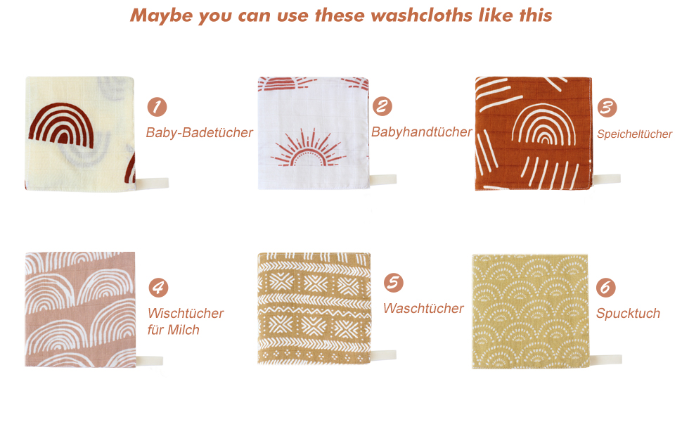 baby washcloths
