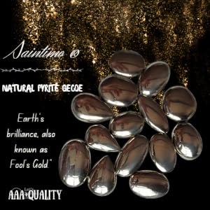 Hand made pyrite stone