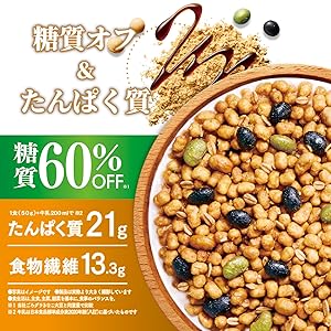 Amazon.co.jp: 日清シスコ ごろグラ 糖質60%オフ きなこ大豆