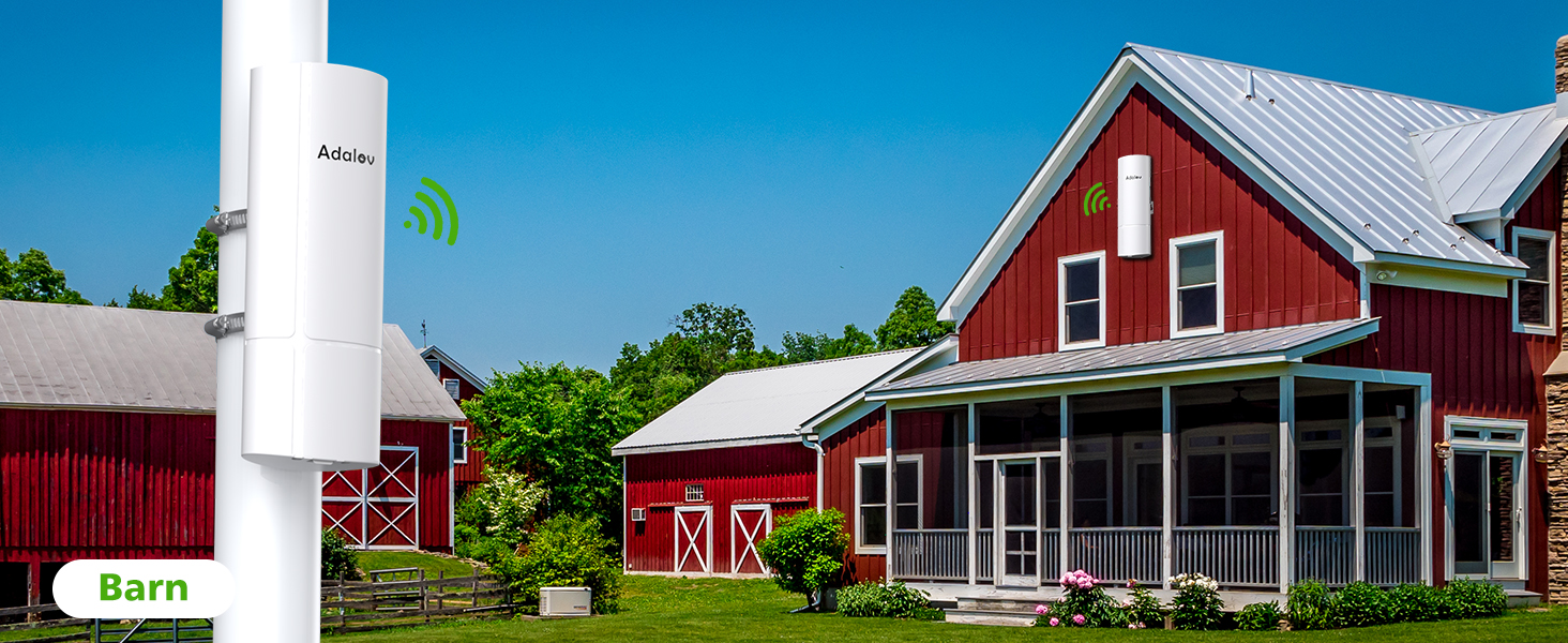 Wireless Bridge, 3KM Gigabit WiFi Bridges with 1000Mbps LAN