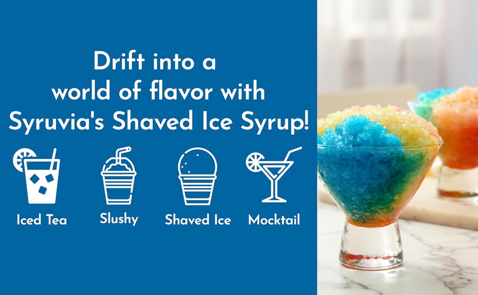 Syruvia SugarFree Snow Cone Syrup 12.7oz 0 Calorie Cherry