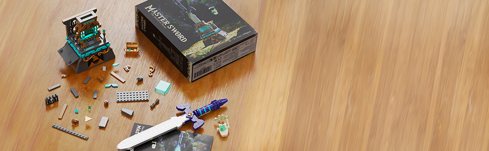 Amazon.com: BOTW The Master Sword Glowing Building Block Set,Sword