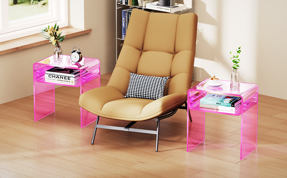 Acrylic Side Table