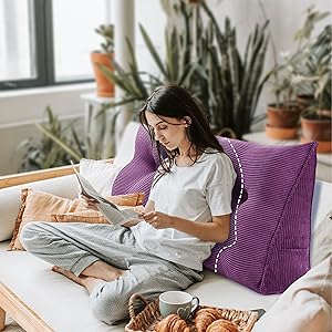 Reading Pillow Wedge Headboard Large Back Support Pillow