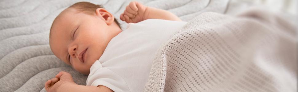Baby Sleeping in his bed