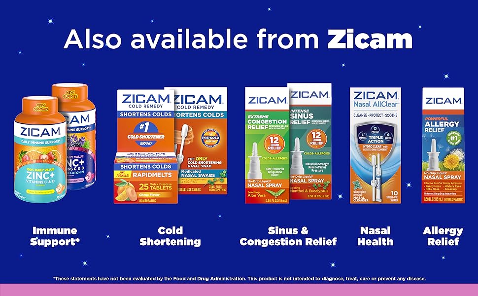 Zicam Sleep + Immune Support. Zinc, Gummy Supplement