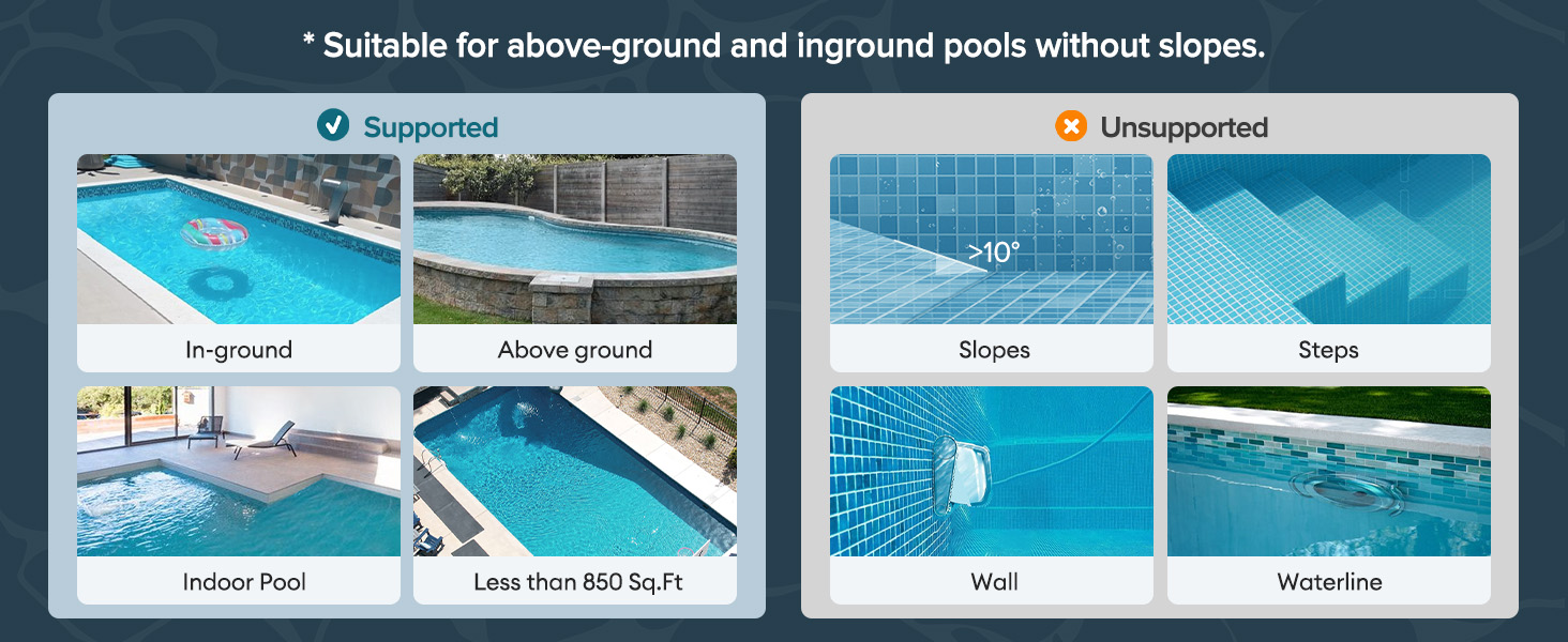 cordless robot pool vacuum cleaner